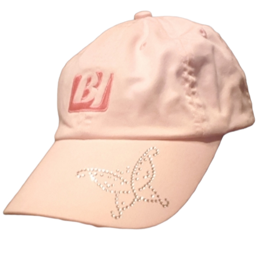 🦋🧢 Butterfly Gems Pink Embroidered logo cap
